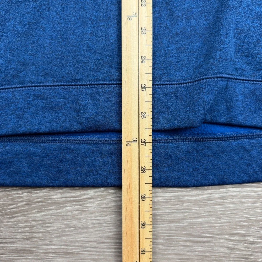 Nike Golf Mens 1/4 Zip Pullover Therma-FIT Blue Heather XXL